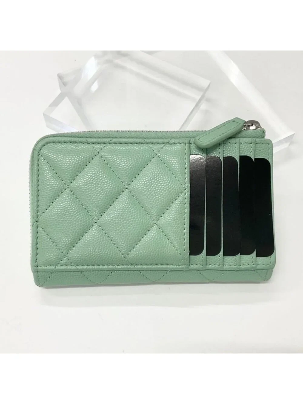 Chanel Quilted CC Logo Fragment Case Card